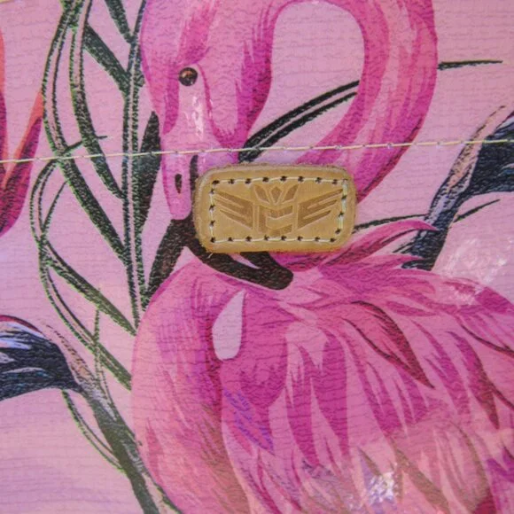RETIRED Consuela Grab "N" Go Brynn Flamingo Tote (14x14) - Picture 3 of 7